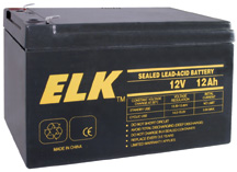 ELK12120 12volt 12AH rechargeable lead acid battery