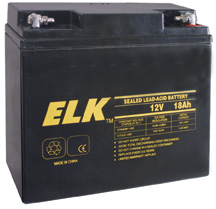 ELK12180 12volt 18AH rechargeable lead acid battery