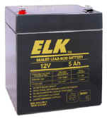 ELK1250 12volt 5AH rechargeable lead acid battery